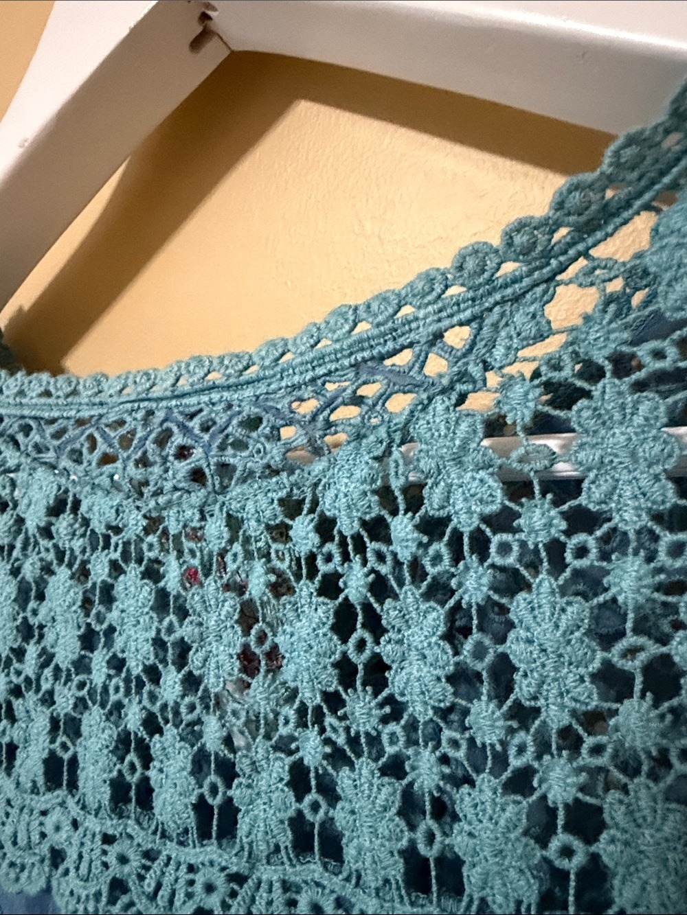 JOHNNY WAS Embroidered Blue Tunic —Relaxed Three-Quarter Sleeve. Medium - Picture 3 of 8